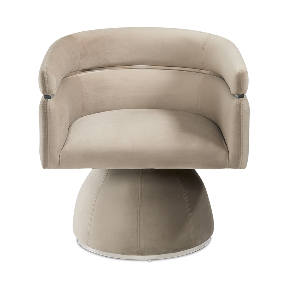 Obi Chair - Cream Velvet